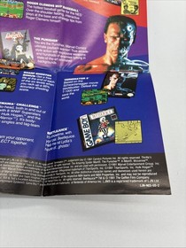 P&oacute;ster Terminator 2 T2 Judgement Day 1992 Nintendo NES LJN-62-EE. UU. EXCELENTE