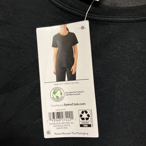 Member's Mark Ladies XL Short Sleeve Crew Neck Lightweight Lounge Tee NWT - Picture 9 of 15