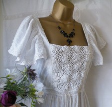 👗***MONSOON PRE-OWNED "CROCHET TRIM" DRESS SIZE LARGE***👗