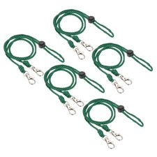 44cm Long Keychain Lanyards with Clasp, 5 Pcs Keychain Lanyard, Black/Green