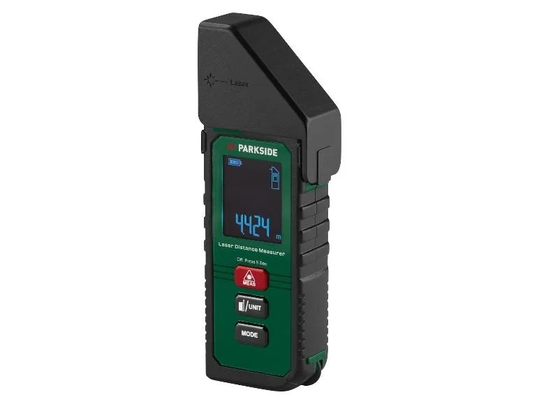 Télémètre laser 5 en 1 PARKSIDE PLEMM 25 A1 pour mesurer seul les surfaces et les angles