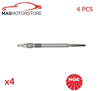 GLÜHKERZE GLÜHKERZEN NGK 9864 4PCS P FÜR AUDI A4,A6,A3,B7,C6,8PA,8P1 2L