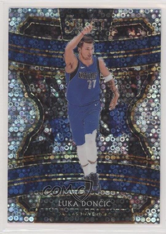 2019-20 Panini Select Concourse Hybrid Disco Prizm Luka Doncic Dončić #67 09wc
