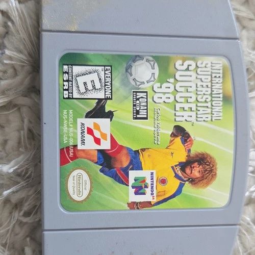 Konami International Superstar Soccer '98 (Nintendo 64, 1998) Sports Multiplayer