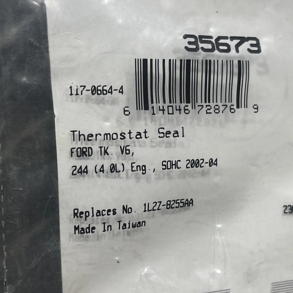 Thermostat Seal Fel-Pro 35673 ford ranger 4.0L mazda b4000 - Image 2 of 3