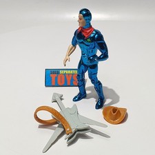 Vtg SilverHawks BLUEGRASS & SIDE MAN guitar action figure COMPLETE original 1986