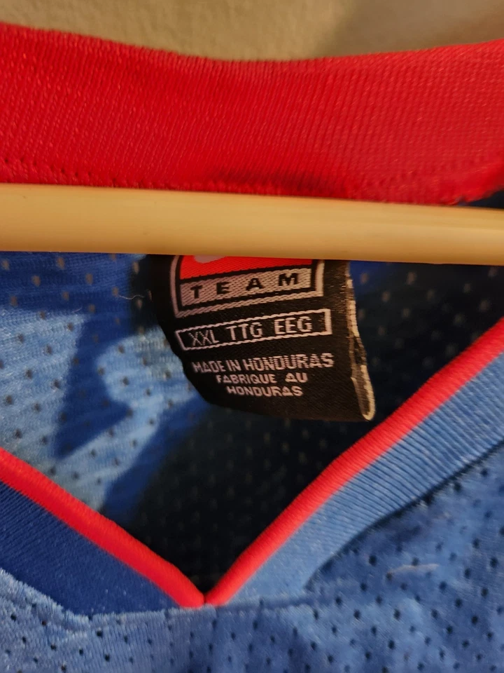 底特律活塞队耐克 Ben Wallace #3 篮球球衣尺寸 2XL — 第 3/4 张图片