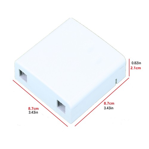 SC Fiber Termination Box 2 Ports SC Fiber Optics Termination Distribution Box - Afbeelding 9 van 12