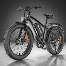 Dual Motor Ebike 5000W AWD Electric Bike for Adults 24" Fat Tires 45MPH Off-Road