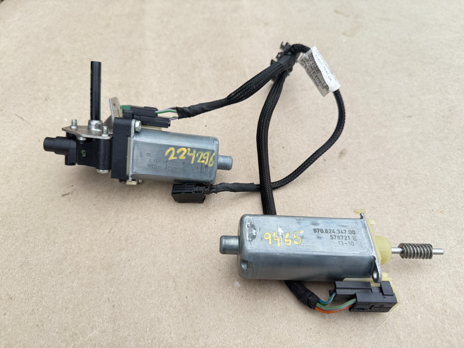 2014-2019 MASERATI Ghibli LH RH POWER SEAT MOTOR ACTUATOR OEM AHC12V0390203334