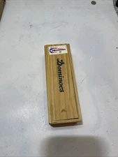 Double Six Puerto Rico Dominoes Game in Set of 28 Wooden Box
