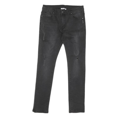 GF FERRE Damen Schwarz Enganliegend Denim Spülung W28 L27 Stretch Cotton Blend