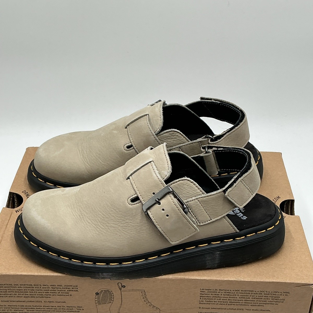 Dr. Martens Jorge II 31887773-STN Mules Unisex M8/W9 Gray