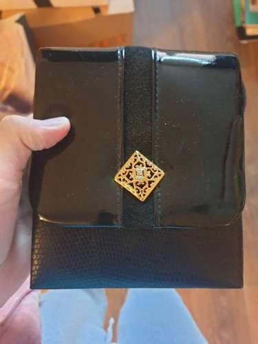 PICARD Borsa a Tracolla Donna Nera Pelle Vintage Elegante - Foto 3 di 3