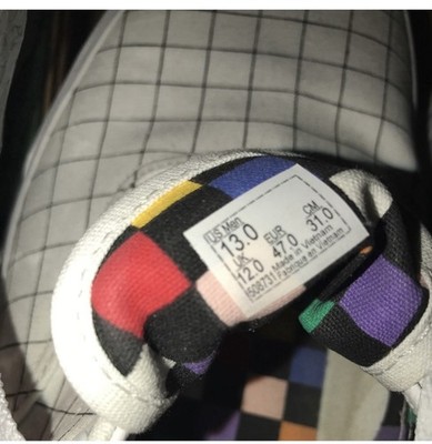 Vans custom made by skate and destroy shoes size 13 used | eBay