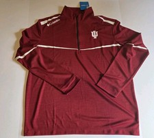 Indiana Hoosiers - Columbia Golf Quarter Zip - Mens