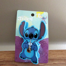 Stitch blue Hair Claw Clip By Disney drinking pop -new