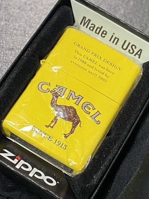 Zippo Camel Limited Edition Yellow Double Sided Processing New