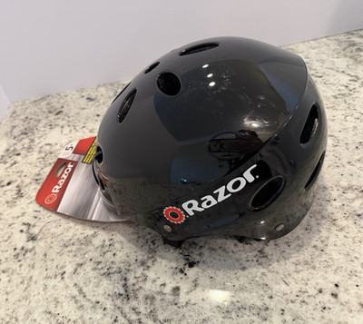Razor Multi-Sport Skate-Style Helmet Black Ages 5+ 20.87-21.46 in