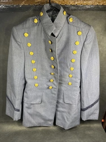 Vintage 1996 West Point USMA Cadet Dress Gray Uniform Jacket Tunic 32S Thorngate - product listing photo