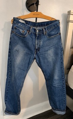 Vintage Levi's 505 Men's Regular  Fit Jeans - Dark Wash 32x32