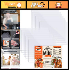 15Pcs 11"x17" Rigid Print Protectors - Heavy Duty Clear Plastic Sleeves for Phot