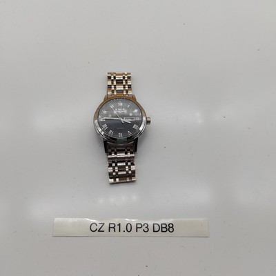 LIGE 1853 Dream Quartz Luxus Herren Uhr Edelstahl Kalender Silber Schwarz 42mm