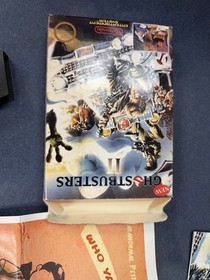 New Ghostbusters II NES Nintendo Entertainment System Manual, Poster & Case ONLY