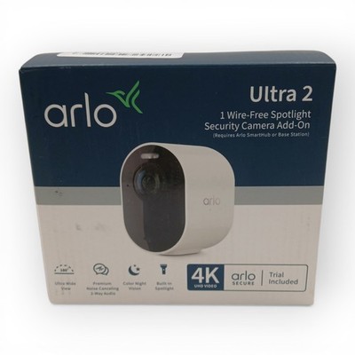 Arlo Ultra 2 4K Wireless Security Camera - White for sale online
