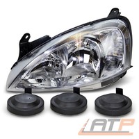 Scheinwerfer H7/H7 Blinker Weiß Links FÜR Opel Corsa C BJ 00-03 Combo 01-02