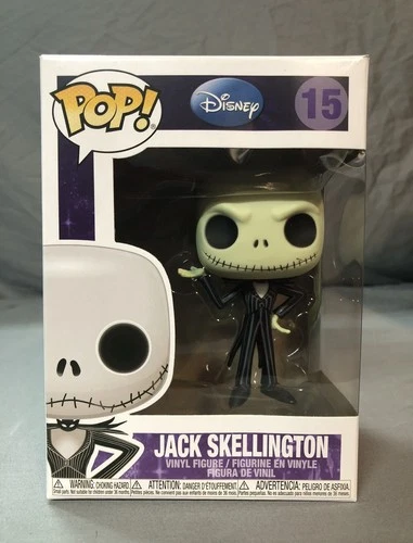 Funko Pop! Disney Nightmare Before Christmas JACK SKELLINGTON #15 w/ Protector