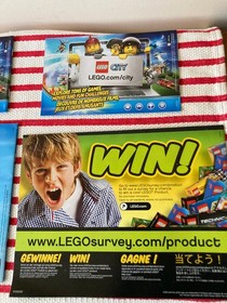 Lego City 60003#1+60004#1-4-5 Fire Station Rescue Truck Instruction Manuals Only