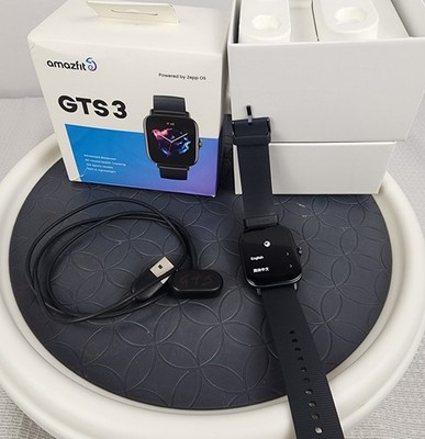 Amazfit GTS 3 42mm GPS Smart Touchscreen Fitness Sport Watch IOB Used
