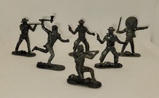 Lone Star Metal Cowboys Indians Lot Of 6