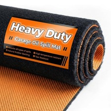 Heavy Duty Oil Spill Mat, Garage Floor Mat for Under Car, 64" X 32", Waterpro...