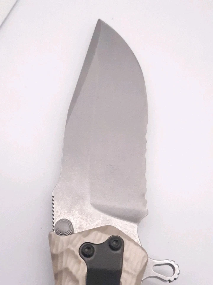 Cuchillo Plegable Hecho a Mano HTM Darrel Ralph Pistola Verde Martillo Nuevo con Caja Foto 4 de 4