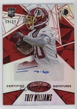 2015 Certified Signatures Mirror Red 58/99 Trey Williams #CS-TR Auto 0v0