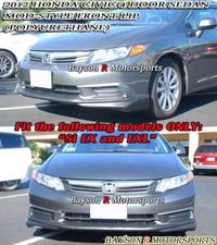 Fits 2012 Honda Civic 4dr Mod-Style Front Lip (Urethane)