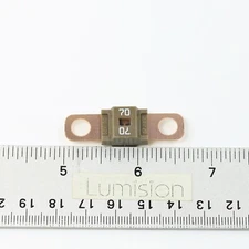 Premium 58V DC ANS MIDI Fuse 70A midifuse 70 amp 58VDC 6mm Bolt On - Brown
