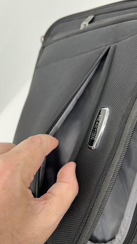 New Kenneth Cole Reaction Laptop Bag Case Briefcase Messenger Black - Picture 8 of 9