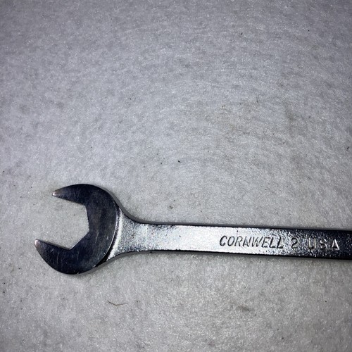 Cornwell CW-2222S SAE 11/16 Combination Wrench 12 Point USA Vintage Satin Chrome - Bild 5 von 5