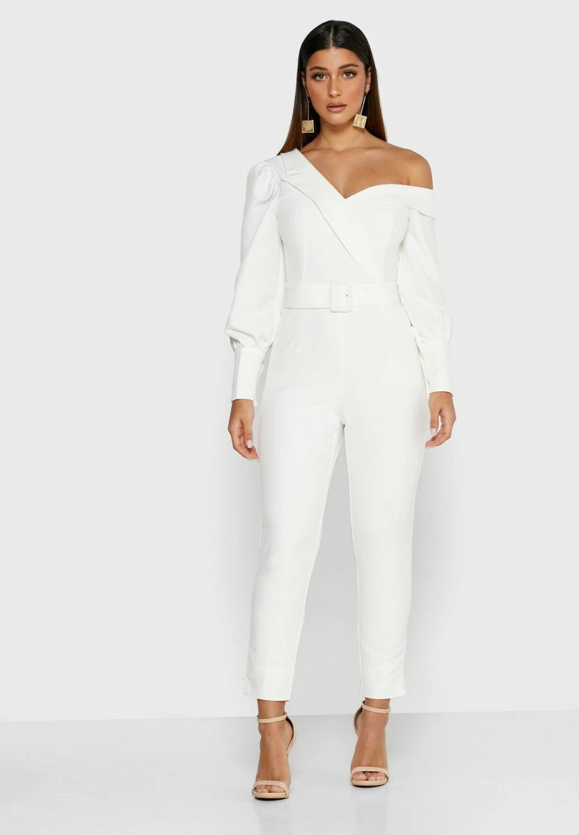 Lavish alice best sale one shoulder jumpsuit