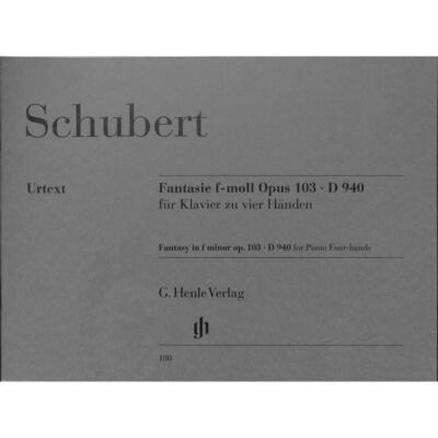 Franz Schubert: Fantasie F-Moll -Noten für Klavier zu vier Händen D.940 (Urtext)