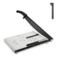 Paper Cutter, Guillotine Trimmer, 18" Cut Length, 15 Sheets Capacity, Heavy Duty