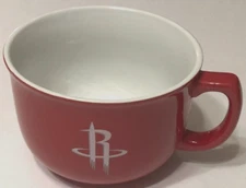 HOUSTON ROCKETS Ceramic Stoneware NBA Boelter Brands 2018 Soup Cup Mug 5 1/2"