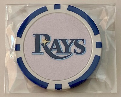 Tampa Bay Rays - MLB - Magnetic Clay Poker Chip - Golf Ball Marker 