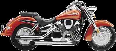 Cobra Chrome 3.5in Slash Cut Slip On Muffler Exhaust Honda VTX1300R 04-09