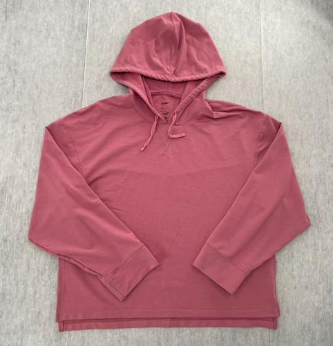 Nike Yoga Sweater Womens Small Pink Hoodie Performance Relaxed Dri Fit Ladies S