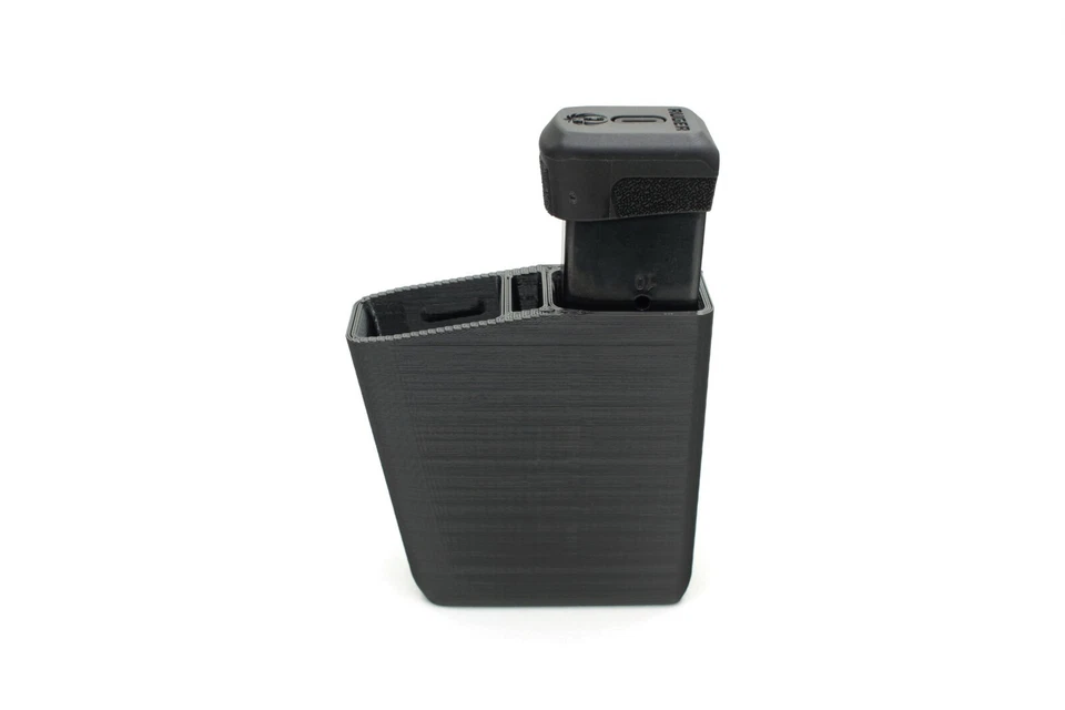 DOUBLE MAGAZINE POUCH FOR RUGER LCP MAX 380 - RH SHOOTER - For Belts Up To 1.5" - Image 4 of 4