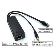 48V to Active Isolated PoE Splitter IEEE802.3af 12V2.5Adapter Injector poe split